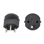 EU to Switzerland Convertible Plug With Ground Wire Travel Adaptor, With Shell With Shell