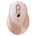 Inphic M8 Wireless Mouse Charging Quiet Office Home 2.4G USB Mouse, M8 (Milk Tea) – Non-slip