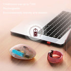 Inphic M8 Wireless Mouse Charging Quiet Office Home 2.4G USB Mouse, M8 (Milk Tea) – Non-slip