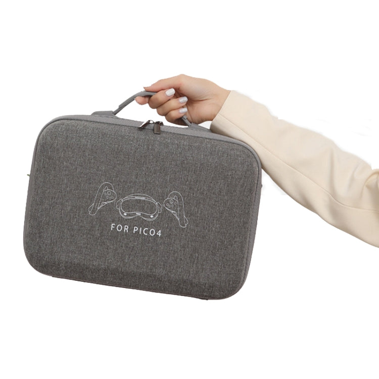 For PICO 4 VR Integrated Storage Bag Messenger Bag Hard Shell Protective Box, For PICO 4 Hard Shell Bag