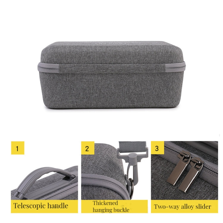 For PICO 4 VR Integrated Storage Bag Messenger Bag Hard Shell Protective Box, For PICO 4 Hard Shell Bag