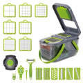 22 in 1 Multifunctional Food Chopper Grater Onion Dicer Veggie Cutter with 13 Stainless Steel Blades, 22 in 1 Multifunctional – Durable Build, Easy to Use 22 in 1 Multifunctional