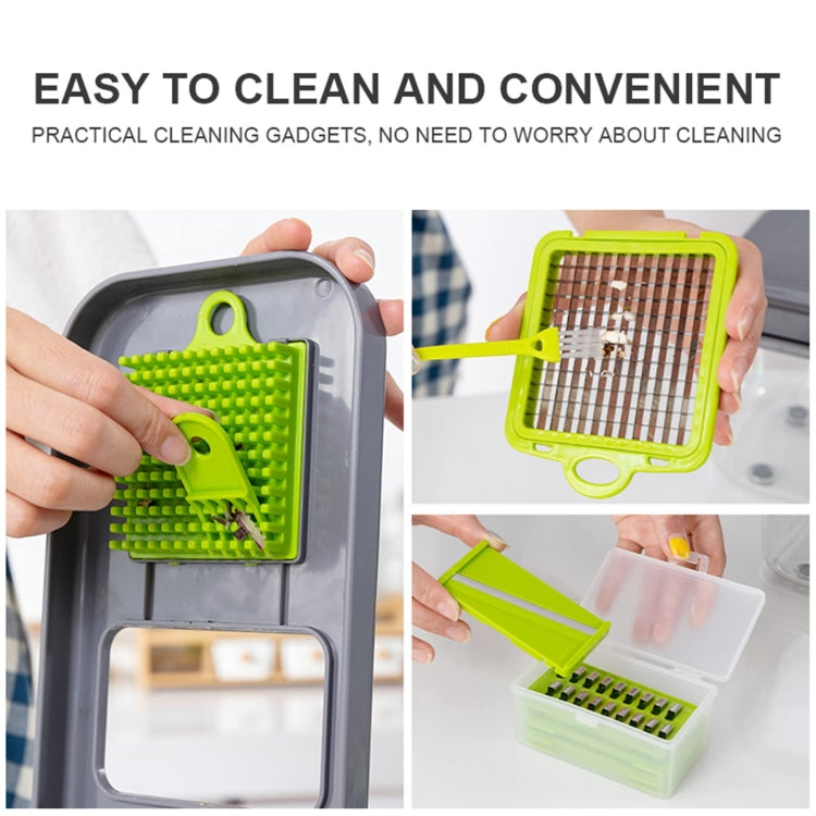22 in 1 Multifunctional Food Chopper Grater Onion Dicer Veggie Cutter with 13 Stainless Steel Blades, 22 in 1 Multifunctional – Durable Build, Easy to Use