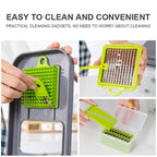 22 in 1 Multifunctional Food Chopper Grater Onion Dicer Veggie Cutter with 13 Stainless Steel Blades, 22 in 1 Multifunctional – Durable Build, Easy to Use