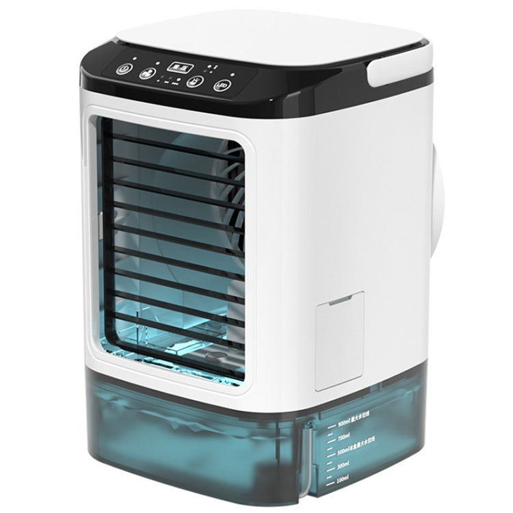 Desktop Mini Cold Air Fan Home Humidifier Dual Spray Air Conditioning Fan, Without Plug, With CN Plug Without Plug