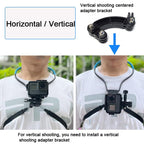 TUYU Camera Neck Holder Mobile Phone Chest Strap Mount For Video Shooting//POV, Standard (Black), Standard (Blue), With Phone Clip (Black), With Phone Clip (Blue), Vertical Shooting (Black), Vertical Shooting (Blue), Vertical +Phone Clip (Black)      ...