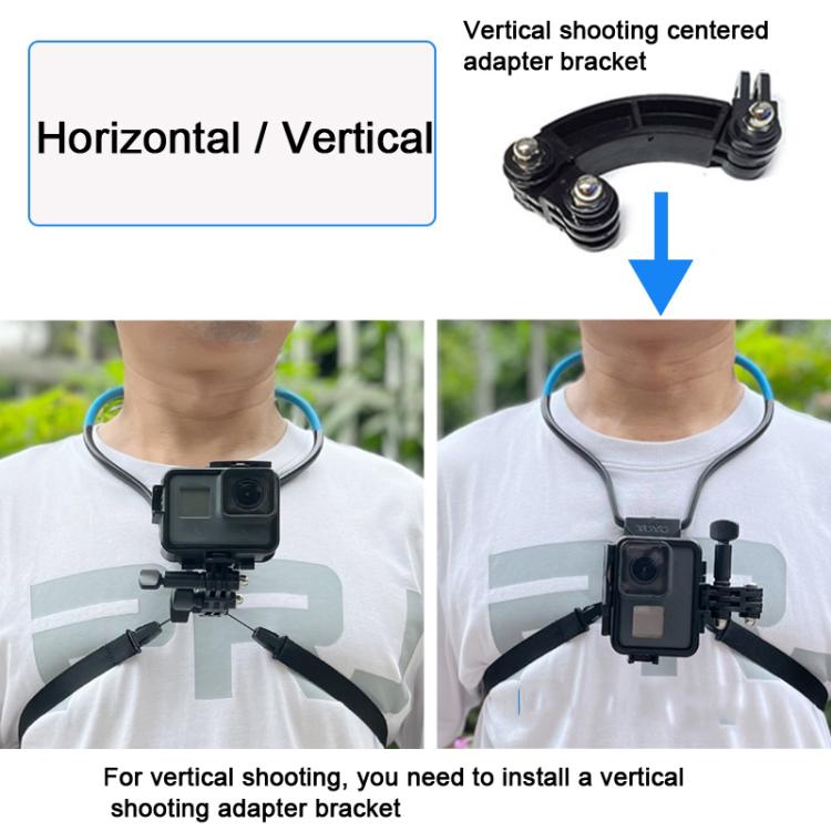 TUYU Camera Neck Holder Mobile Phone Chest Strap Mount For Video Shooting//POV, Standard (Black), Standard (Blue), With Phone Clip (Black), With Phone Clip (Blue), Vertical Shooting (Black), Vertical Shooting (Blue), Vertical +Phone Clip (Black)      ...