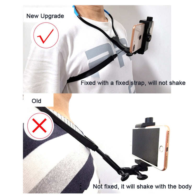 TUYU Camera Neck Holder Mobile Phone Chest Strap Mount For Video Shooting//POV, Standard (Black), Standard (Blue), With Phone Clip (Black), With Phone Clip (Blue), Vertical Shooting (Black), Vertical Shooting (Blue), Vertical +Phone Clip (Black)      ...