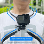 TUYU Camera Neck Holder Mobile Phone Chest Strap Mount For Video Shooting//POV, Standard (Black), Standard (Blue), With Phone Clip (Black), With Phone Clip (Blue), Vertical Shooting (Black), Vertical Shooting (Blue), Vertical +Phone Clip (Black)      ...