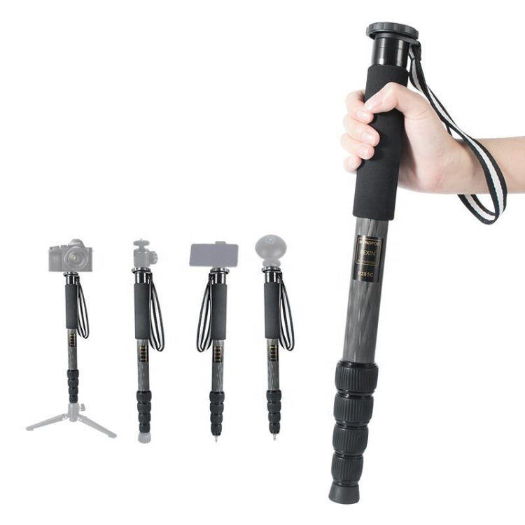 Carbon Fiber DSLR Camera Monopod Mountaineering Stick Photography Selfie Holder, P285C P285C