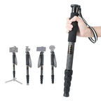 Carbon Fiber DSLR Camera Monopod Mountaineering Stick Photography Selfie Holder, P285C P285C