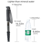 Carbon Fiber DSLR Camera Monopod Mountaineering Stick Photography Selfie Holder, P285C