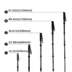 Carbon Fiber DSLR Camera Monopod Mountaineering Stick Photography Selfie Holder, P285C