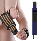 SURECOOL 50x8cm Sports Wrist Wraps Weightlifting Equipment Training Straps Dark Blue