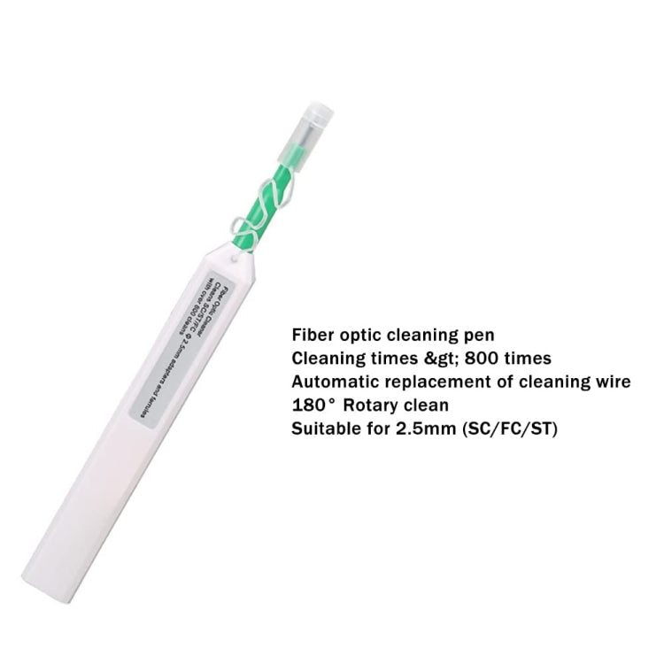 10 In 1 Optical Fiber Cleaning Tool Kit 1.25/2.5mm Fiber Cleaning Pen, Optical Fiber Cleaning Tool Kit – Waterproof
