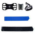 3 In 1 Four Jaws Detachable Swivel Arm Wrist Strap Bicycle Holder For 4.5-6.5 inch Phones, 3 In 1 (Blue) – Non-slip