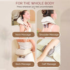 Electric Neck And Shoulder Massager Shiatsu Back Neck Massager With Heat