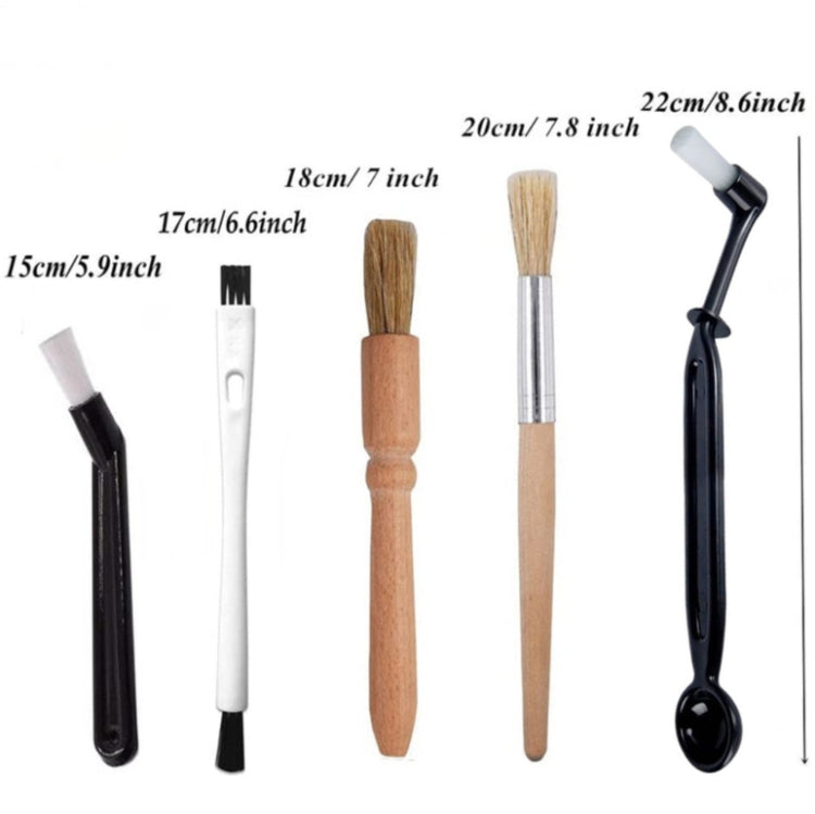 Coffee Machine Cleaning Set Coffee Grinder Brush, 5-in-1 A Type, 4-in-1 B Type, 3-in-1 C Type, 4-in-1 D Type, 4-in-1 E Type, 4-in-1 F Type, 14-in-1 G Type, 4-in-1 H Type – Wear-resistant