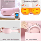 Bluetooth Rechargeable Eye Massager With Heat, Air Pressure And Vibration Massage