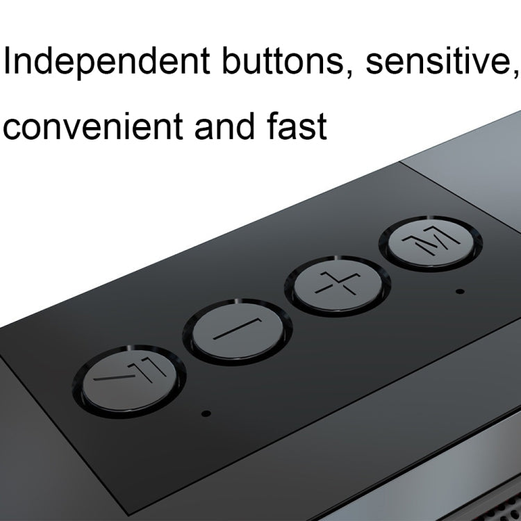 RGB Colorful Lighting Effect Desktop Long USB Wireless Bluetooth Speaker, Q6 – Magnetic, Bluetooth, TPU