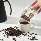 Ear-Mounted Coffee Filter Portable Drip Coffee Filter Paper Coffee Powder Filter Bag, 50pcs /Pack