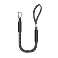 Pier Stainless Steel Clamp Boat Rope Accessories PWC Built-In Buffer Kayak Mooring Cable, Black, Black Blue Red, Blue White Black Black Blue Red