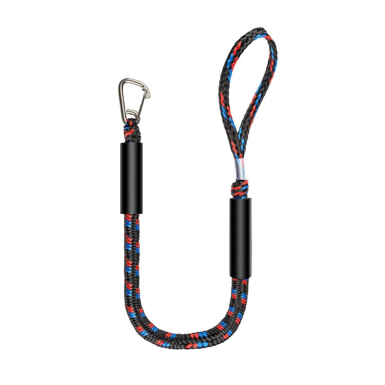 Pier Stainless Steel Clamp Boat Rope Accessories PWC Built-In Buffer Kayak Mooring Cable, Black, Black Blue Red, Blue White Black Black Blue Red
