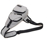 MeiJieLuo Simple Men Chest Bag Sports Youth Shoulder Crossbody Bag