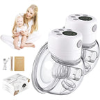 S12 Double Electric Wearable Breast Pump With 2 Modes & 9 Levels Suction Adjustable, S12 Double S12 Double