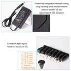 65W 6-20V Adjustable 3A DC Power Adapter Charger, US Plug, EU Plug, UK Plug Small, AU Plug, UK Plug Large – TPU