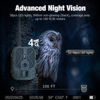 4K 4G Outdoor Track Camera Remote Mobile Phone Control To View Photos / Video At Any Time, HC-940Pro-Li