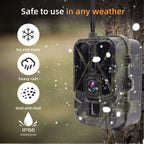 4K 4G Outdoor Track Camera Remote Mobile Phone Control To View Photos / Video At Any Time, HC-940Pro-Li
