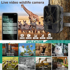 4K 4G Outdoor Track Camera Remote Mobile Phone Control To View Photos / Video At Any Time, HC-940Pro-Li