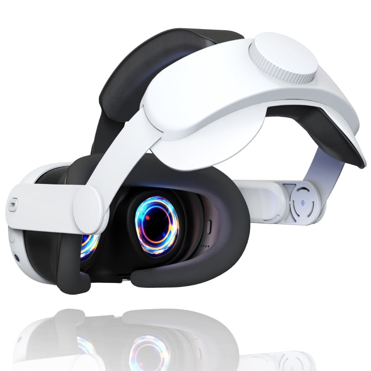 For Meta Quest 3 VR Adjustable Elite Headset Head Strap, Elite Headset White, Elite Headset Black Elite Headset White White