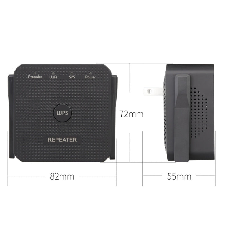 2.4G 300M Wifi Repeater Wifi Extender Wifi Amplifier With 1 LAN Port, US Plug, EU Plug, UK Plug – Durable Build, Easy to Use