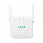 2.4G 300M Wi-Fi Amplifier Long Range WiFi Repeater Wireless Signal Booster, US Plug White, EU Plug White, UK Plug White, US Plug Black, EU Plug Black, UK Plug Black – Durable Build, Easy to Use