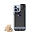 HC101D 2D Bluetooth Barcode Scanner Wireless Back Clip Phone Barcode Reader, 2D Side 2D Side