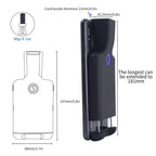 HC101D 2D Bluetooth Barcode Scanner Wireless Back Clip Phone Barcode Reader, 2D Side