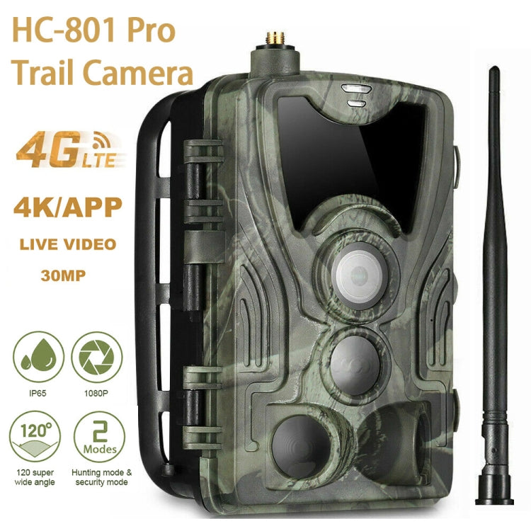 HC-801Pro 4K 4G Outdoor Hunting Camera App Remote Mobile Phone Control To View Photos And Video At Any Time, EU Plug, US Plug, AU Plug