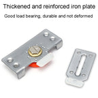 Closet Sliding Door Pulley Fittings Silent Sliding Door Accessories With 8 Screws, Pulley