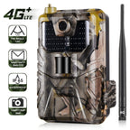 20MP 2K Wildlife Hunting Trail Camera Photo Traps Night Vision 4G SMS MMS SMTP Cellular Surveillance Camera, HC-900LTE