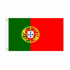 90 x 150cm Portugal No.4 Polyester Flag, Portugal Portugal