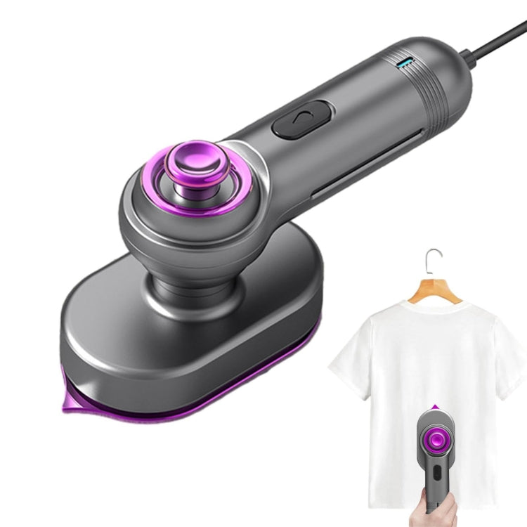 30W Mini Steamer Rotary Folding Iron Insulation Anti-Scald Garment, EU Plug, US Plug – Wear-resistant EU Plug Grey
