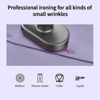 30W Mini Steamer Rotary Folding Iron Insulation Anti-Scald Garment, EU Plug, US Plug – Wear-resistant