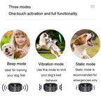 800m Remote Control Stop Barker Dog Trainer Smart Anti-Disturbance Vibration Collar, With 1 Collar, With 2 Collars, With 3 Collars