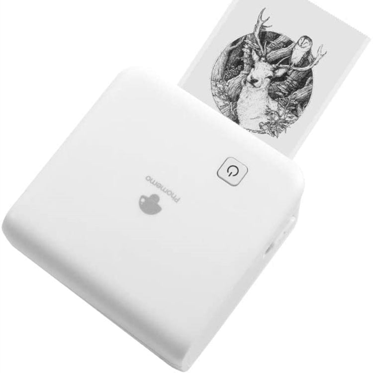 Phomemo M02 PRO Pocket Mini Small Portable Bluetooth Wrong Thermal Tag Printer, White, Green, Pink White