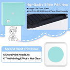Phomemo M02 PRO Pocket Mini Small Portable Bluetooth Wrong Thermal Tag Printer, White, Green, Pink