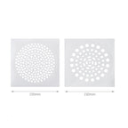 FASOLA 15pcs /Bag Sink Disposable Filter Sewer Mouth Non-woven Floor Drain Sticker, Small Hole, Large Hole