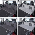 Car Camping Bed Folding Board SUV Rear Row Extension Board For Tesla, Gray, Gray Embossed, Black Embossed