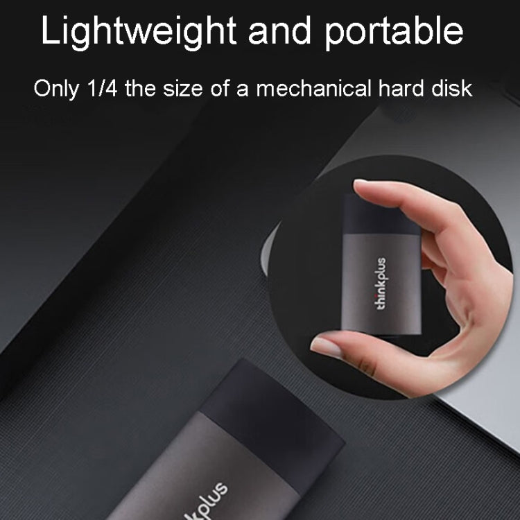 Lenovo Thinkplus US202 USB3.1 Compact And Portable Mobile Solid State Drive, 512G, 1T, 2T – Wear-resistant, Aluminum Alloy